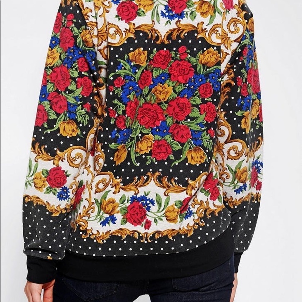 Minkpink Excessive Floral Pullover Sweatshirt - Picture 2 of 3